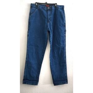Jeans-Men's-Wolverine Boots and Gear-Work Jeans-Slash Pocket-Hammer Straps-38x34